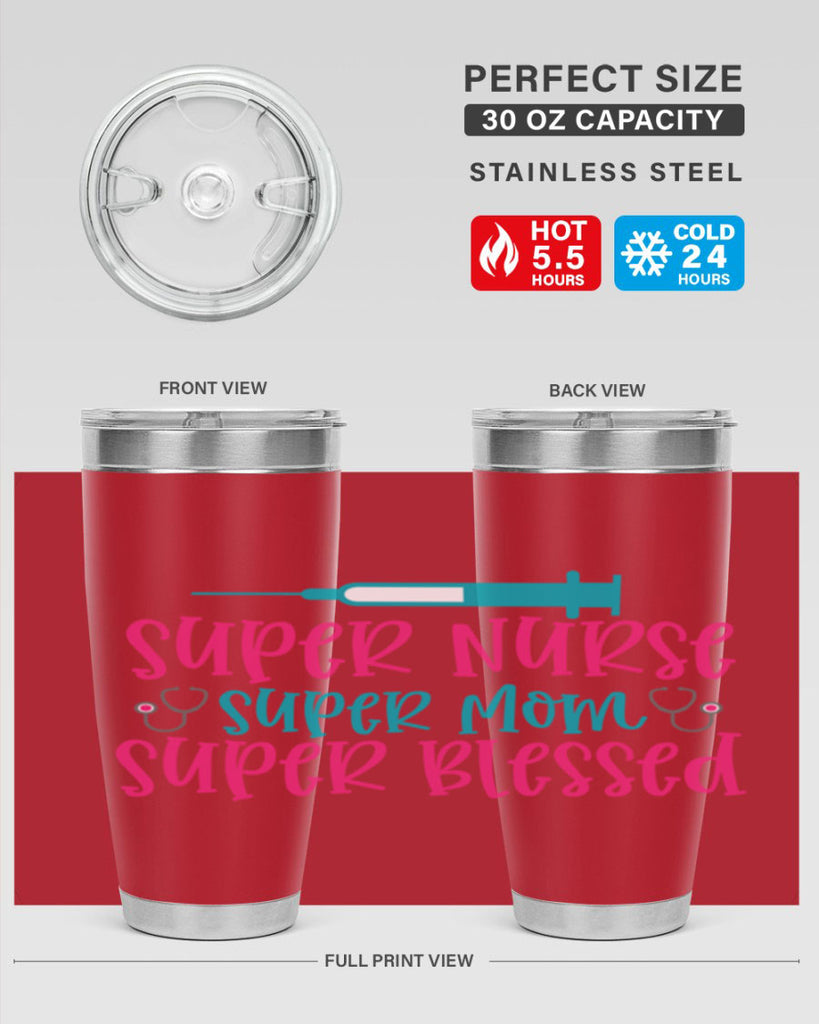 Super Nurse Super Mom Style 347#- nurse- tumbler