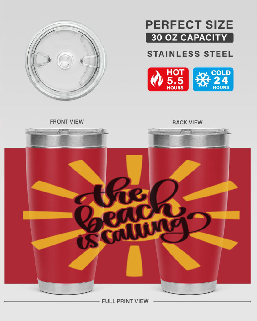 The Beachy Is Calling Style 10#- summer- Tumbler