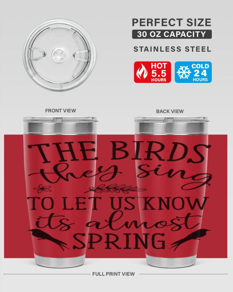 The birds they sing to 543#- spring- Tumbler