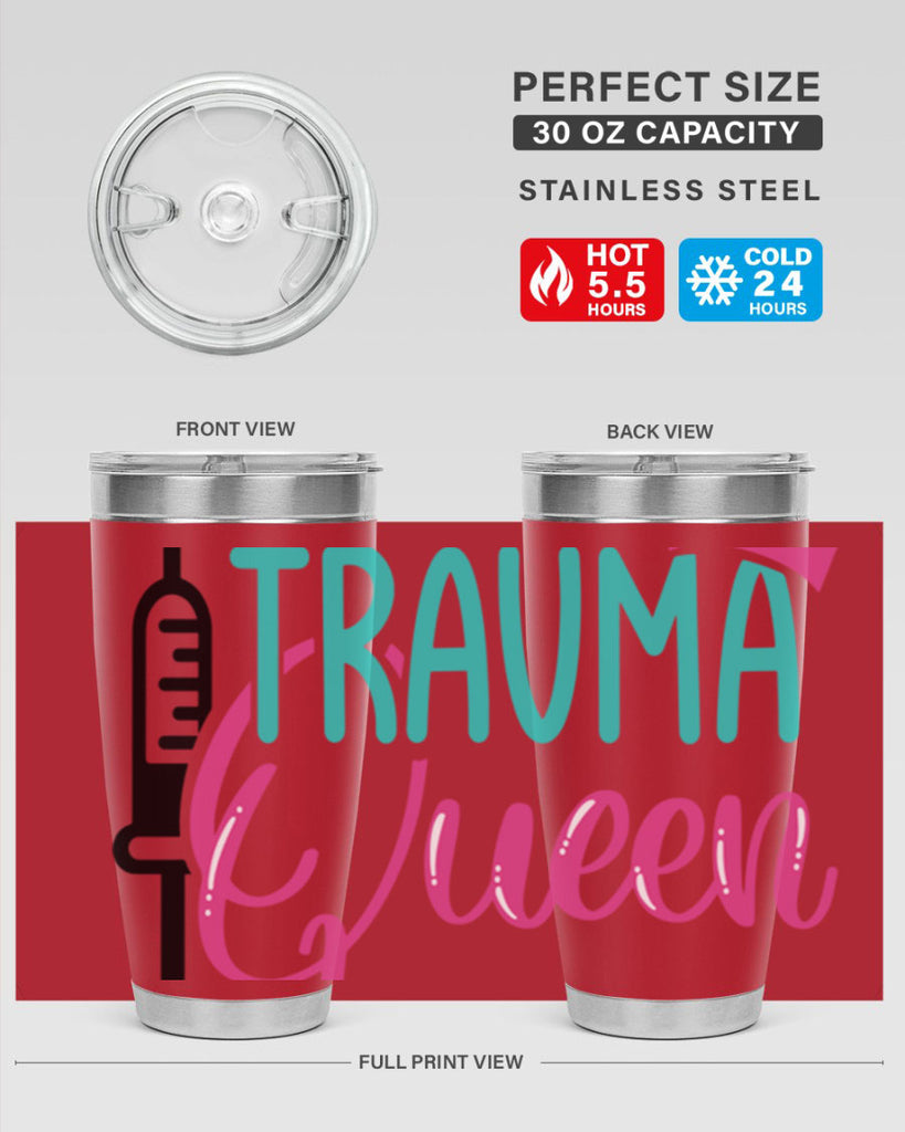 Trauma Queen Style Style 12#- nurse- tumbler