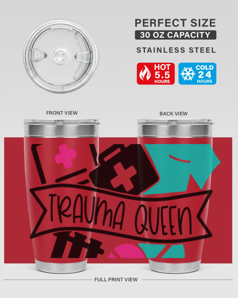 Trauma Queen Style Style 13#- nurse- tumbler