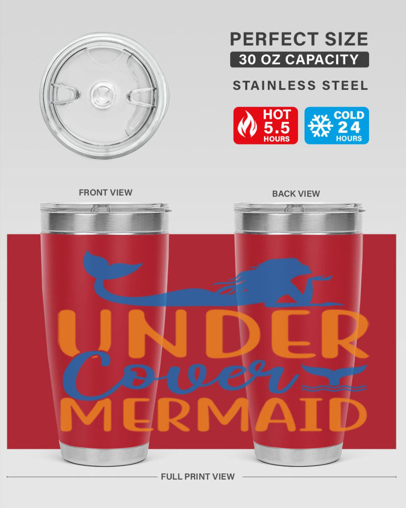 Under Cover Mermaid 644#- mermaid- Tumbler