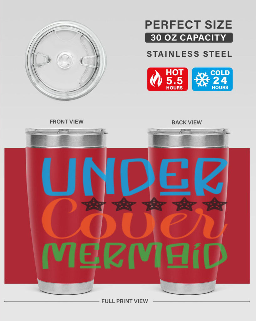 Under Cover Mermaid 648#- mermaid- Tumbler