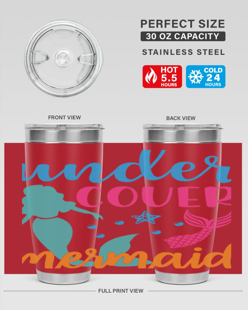 Under Cover Mermaid Design 654#- mermaid- Tumbler