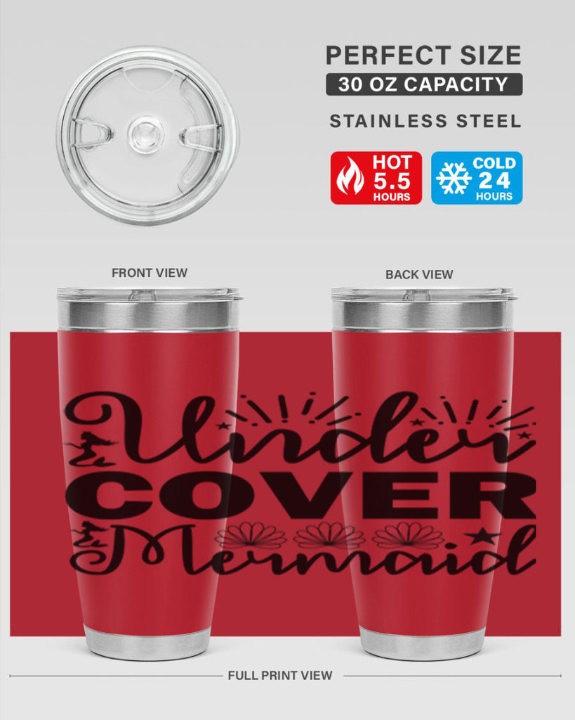 Under Cover Mermaid design 652#- mermaid- Tumbler