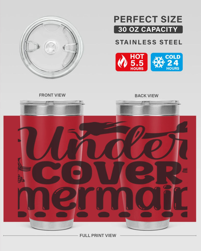 Under cover mermaid 649#- mermaid- Tumbler