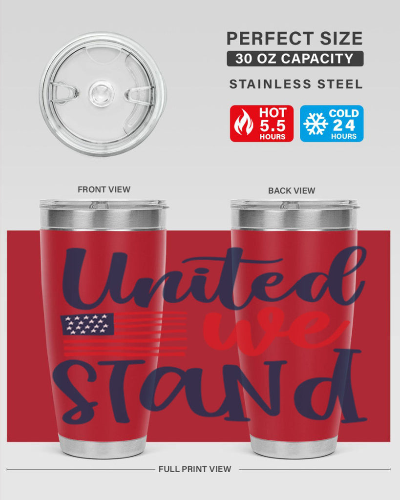 United we stand Style 9#- Fourt Of July- Tumbler