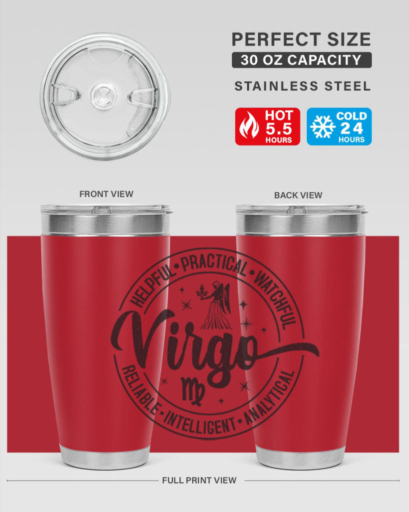Virgo 535#- zodiac- Tumbler