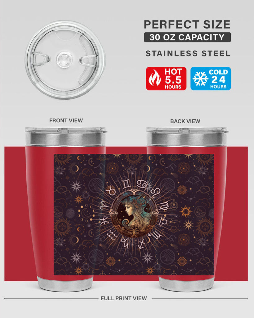 Virgo Straight 529#- zodiac- Tumbler