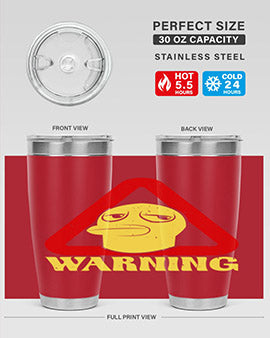Warning Style 12#- duck- Tumbler