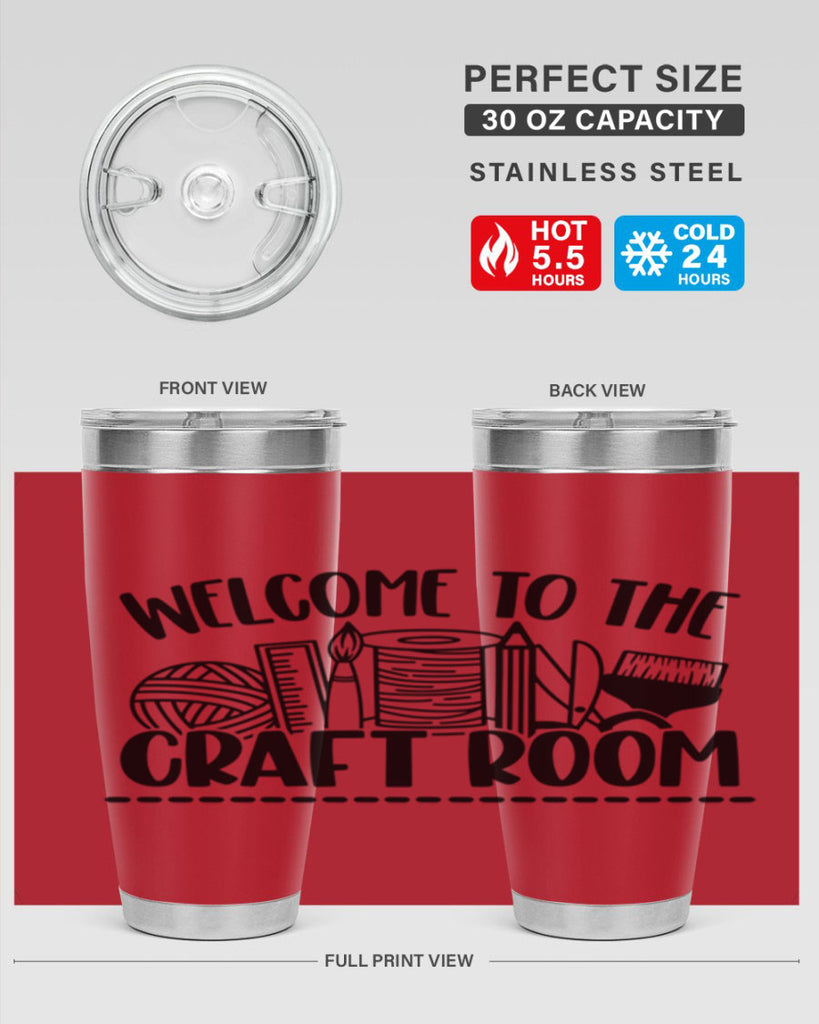 Welcome To the Craft Room 1#- crafting- Tumbler