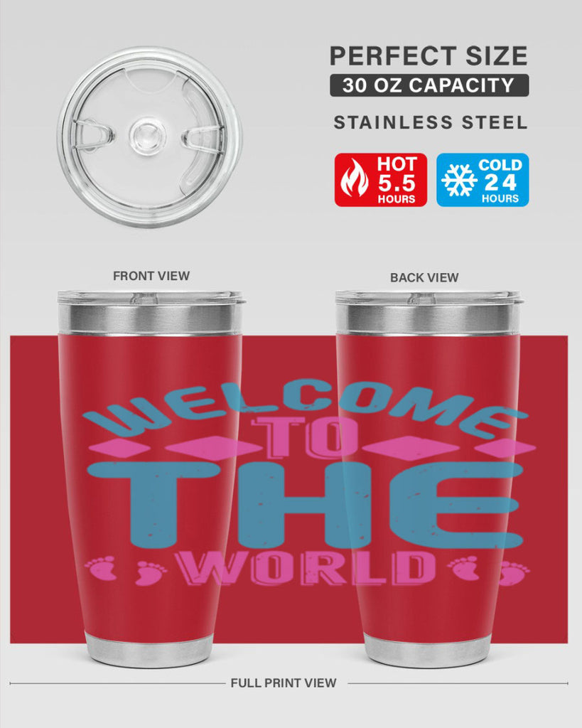 Welcome to the world Style 162#- baby- tumbler
