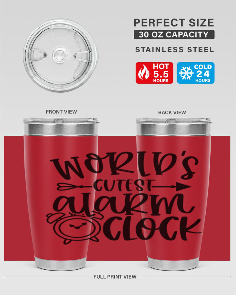 Worlds Cutest Alarm Clock Style 14#- baby- tumbler