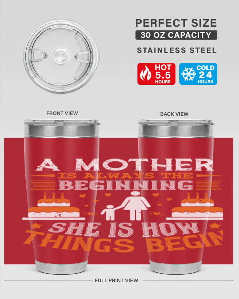 a mother is your first friend 12#- mothers day- Tumbler