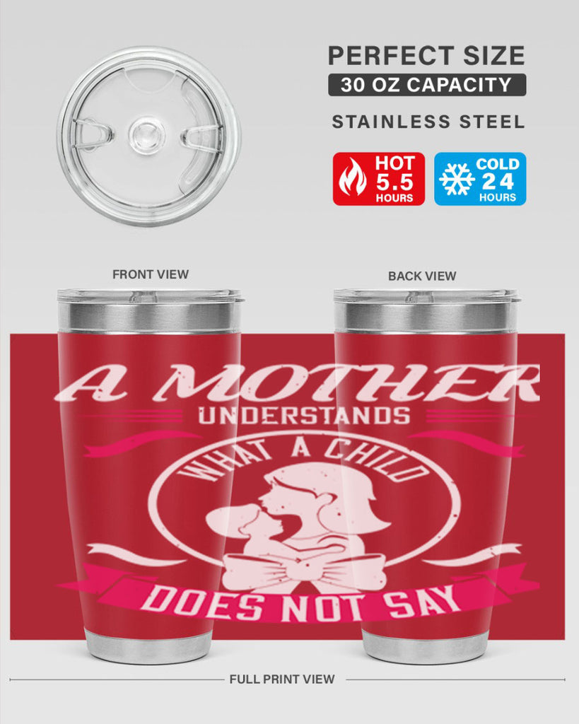 a mother understands 8#- mothers day- Tumbler
