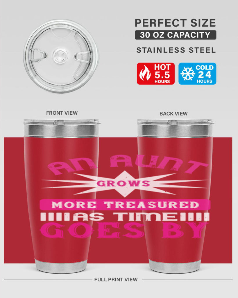 an aunt grows more treasured as time goes by 220#- mom- Tumbler