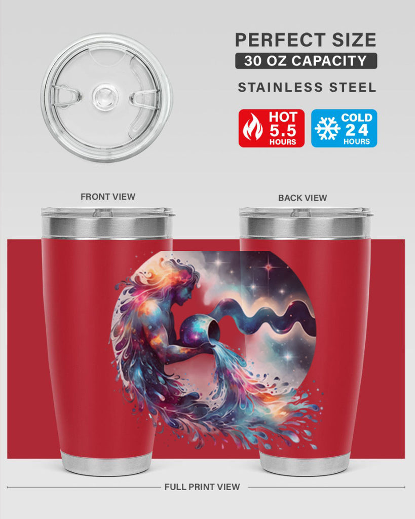 aquarius 88#- zodiac- Tumbler