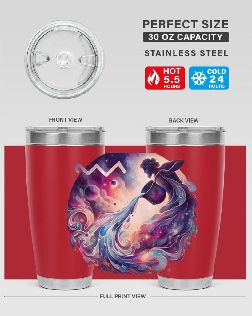 aquarius 89#- zodiac- Tumbler