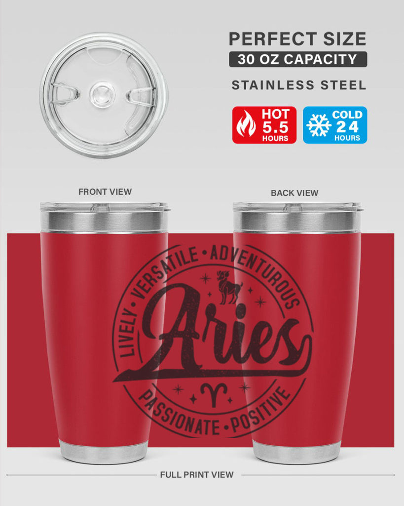 aries 102#- zodiac- Tumbler