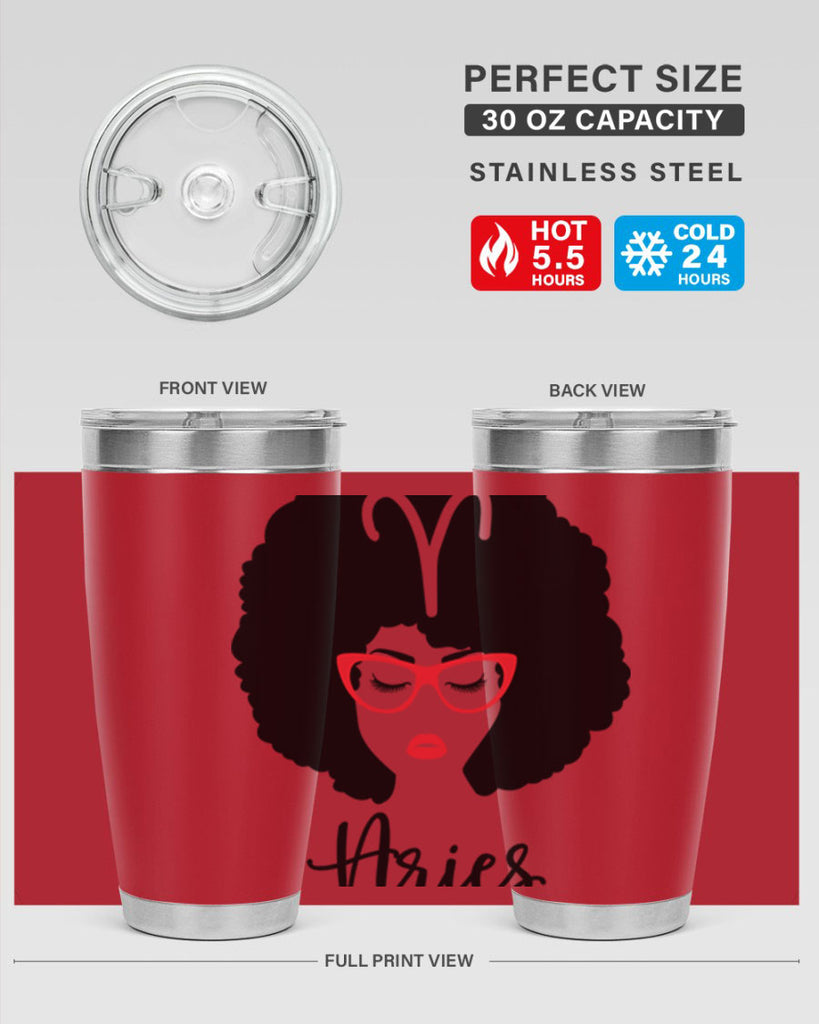 aries 122#- zodiac- Tumbler
