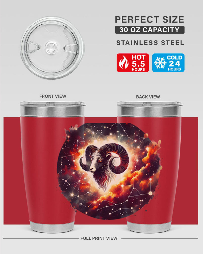 aries 126#- zodiac- Tumbler