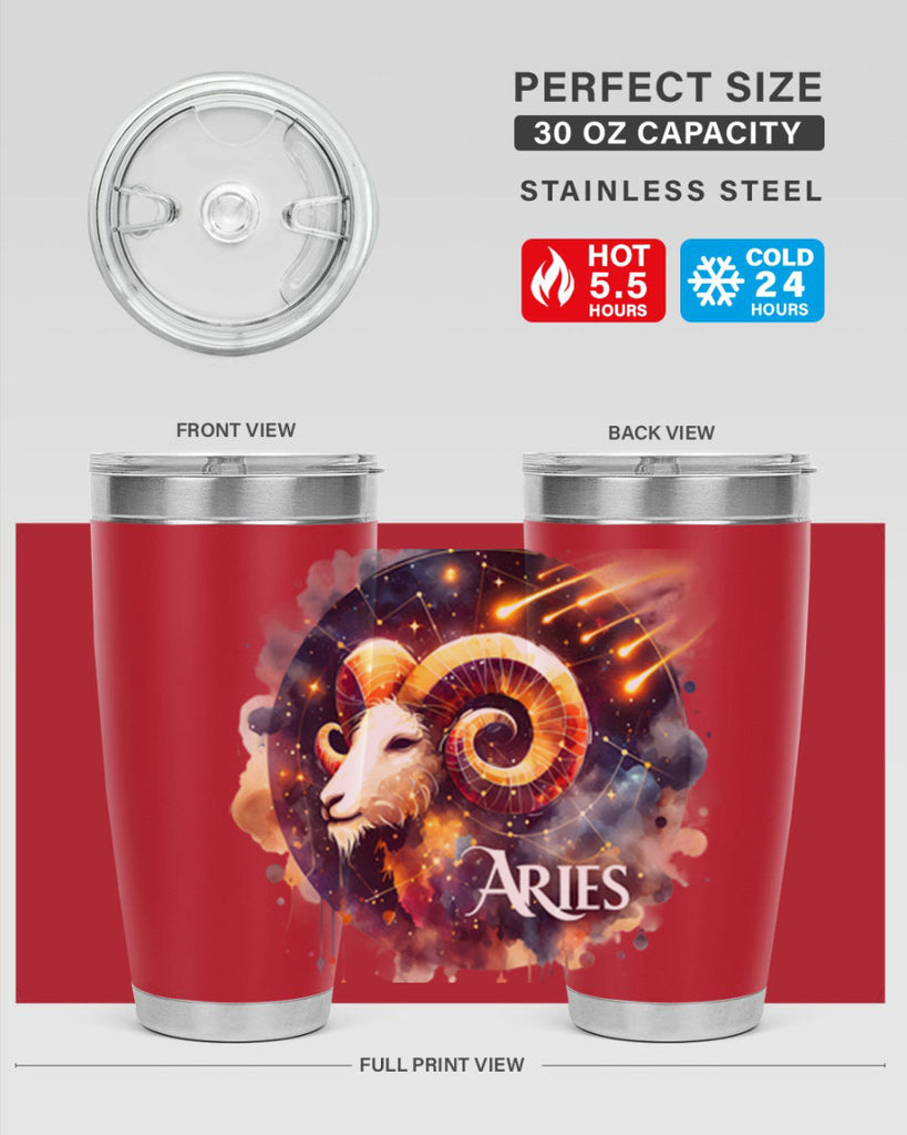 aries 127#- zodiac- Tumbler