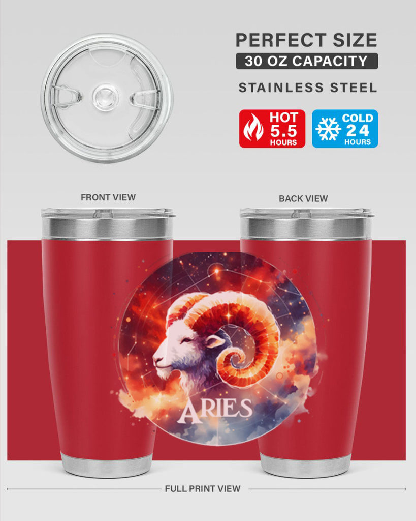 aries 128#- zodiac- Tumbler