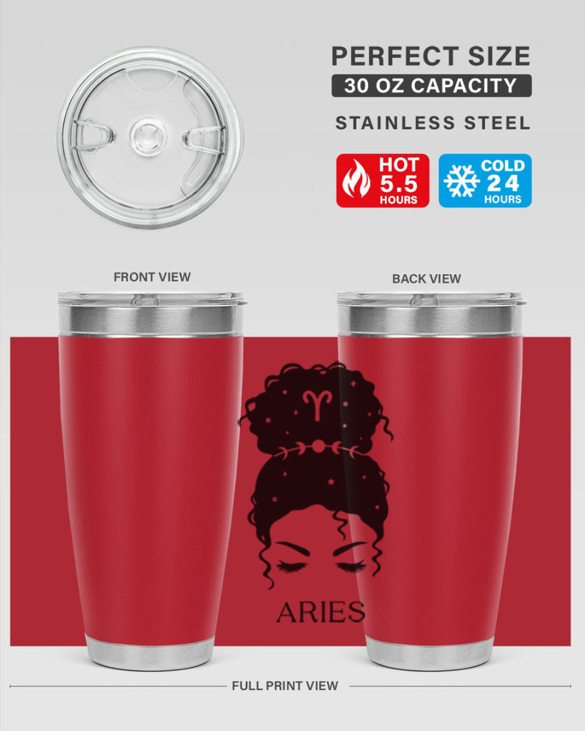 aries 132#- zodiac- Tumbler