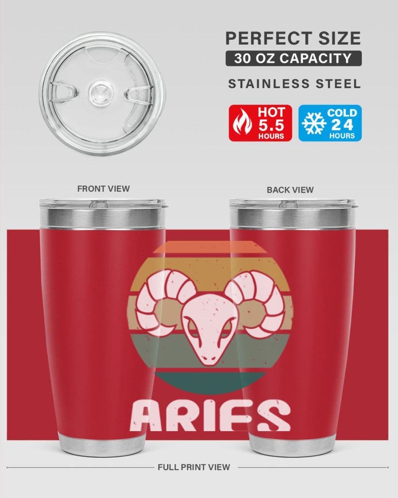 aries 134#- zodiac- Tumbler