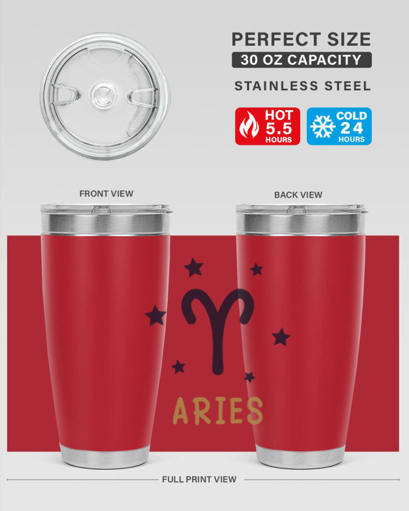 aries 135#- zodiac- Tumbler