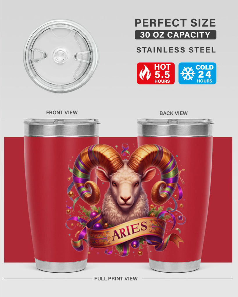 aries 136#- zodiac- Tumbler