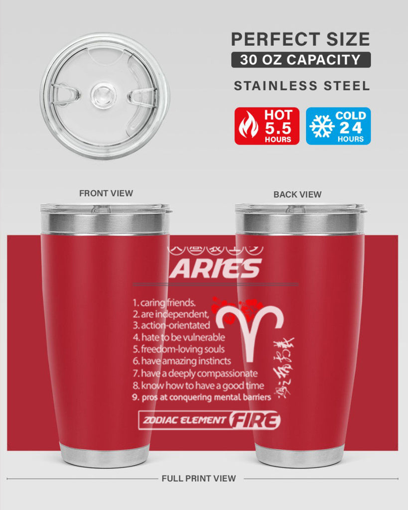 aries 137#- zodiac- Tumbler