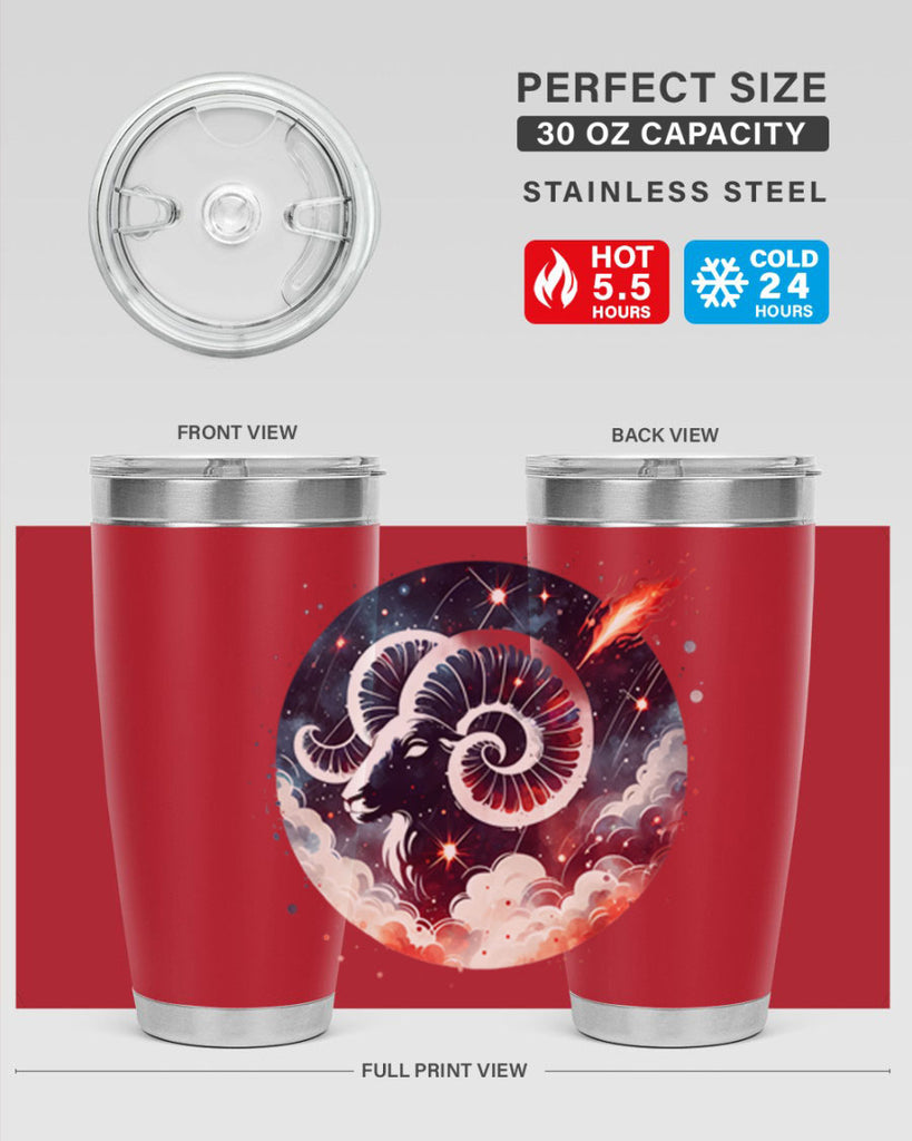 aries 140#- zodiac- Tumbler