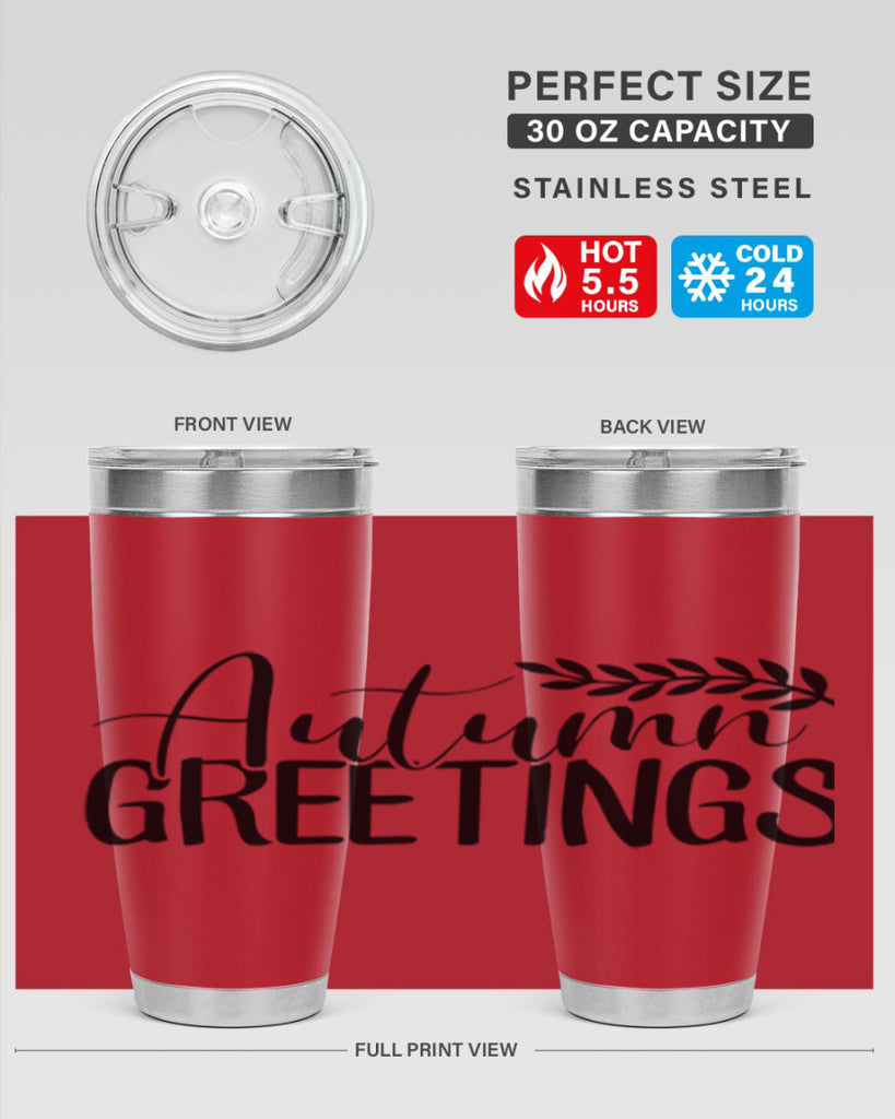 autumn greetings 13#- fall- Tumbler