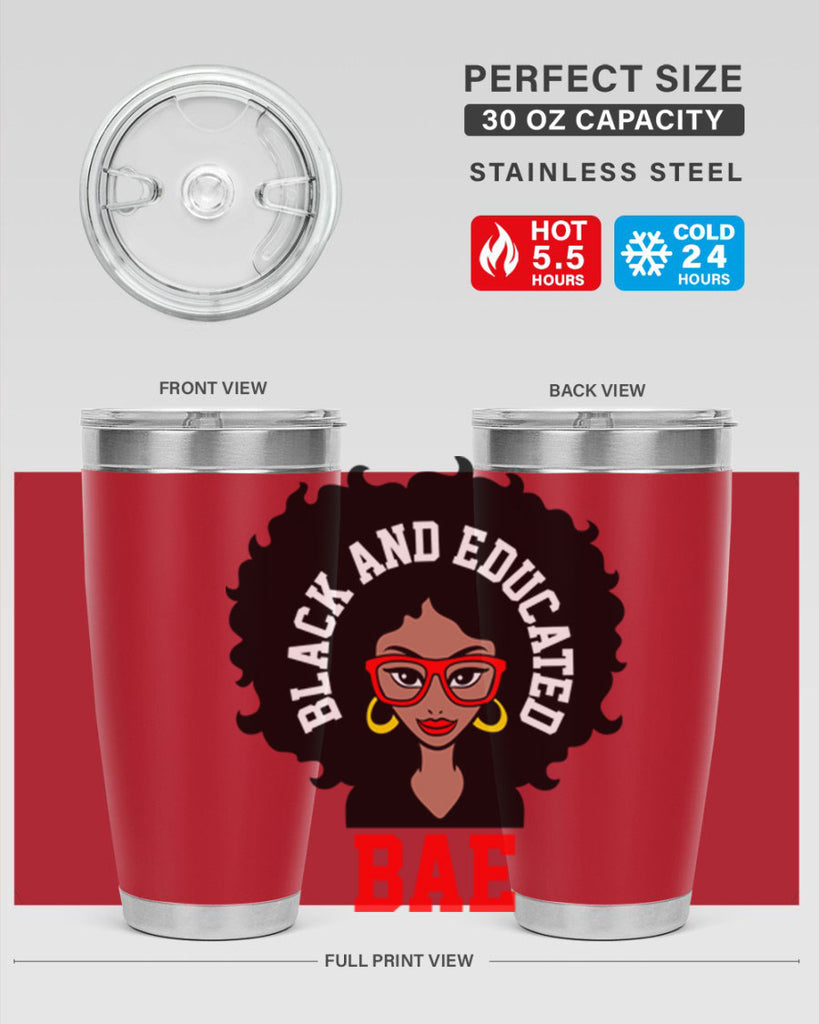 bae black and educated 267#- black words phrases- Cotton Tank