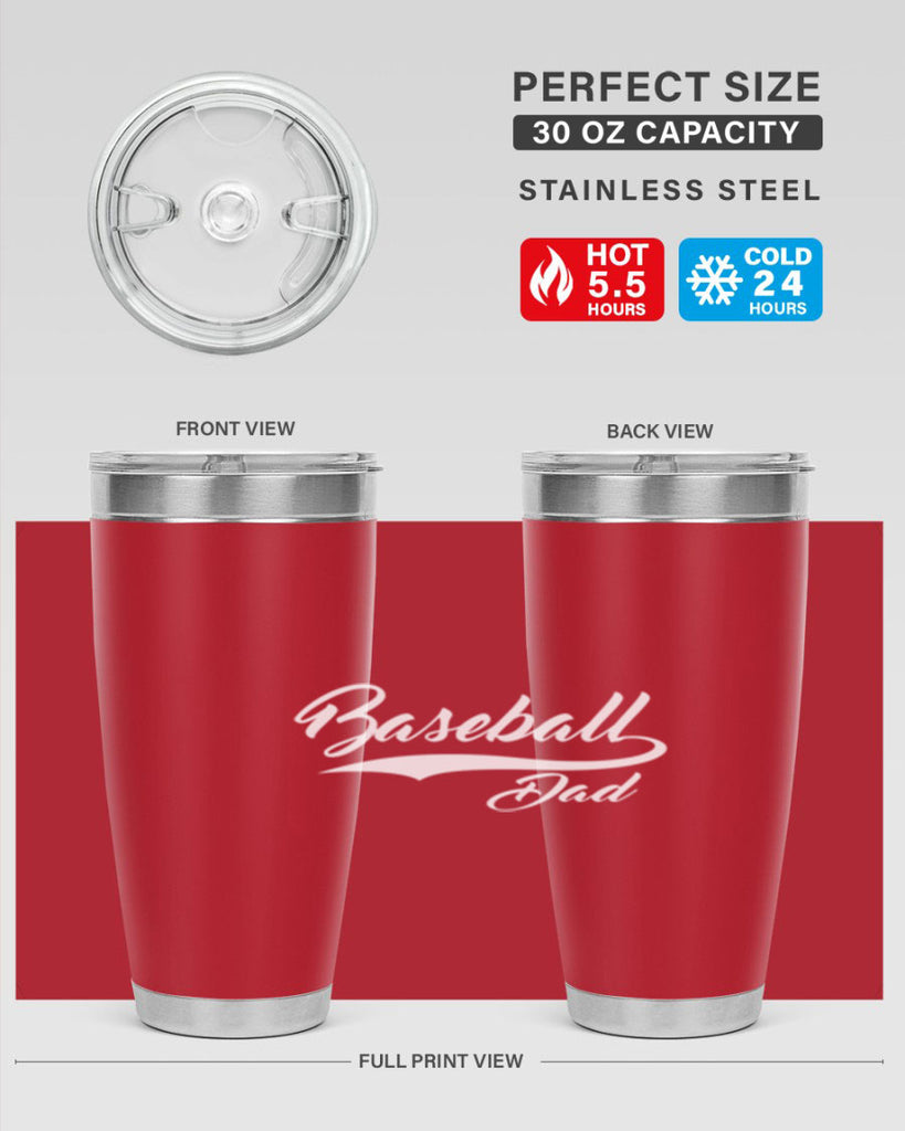 baseball dadi 50#- dad- Tumbler