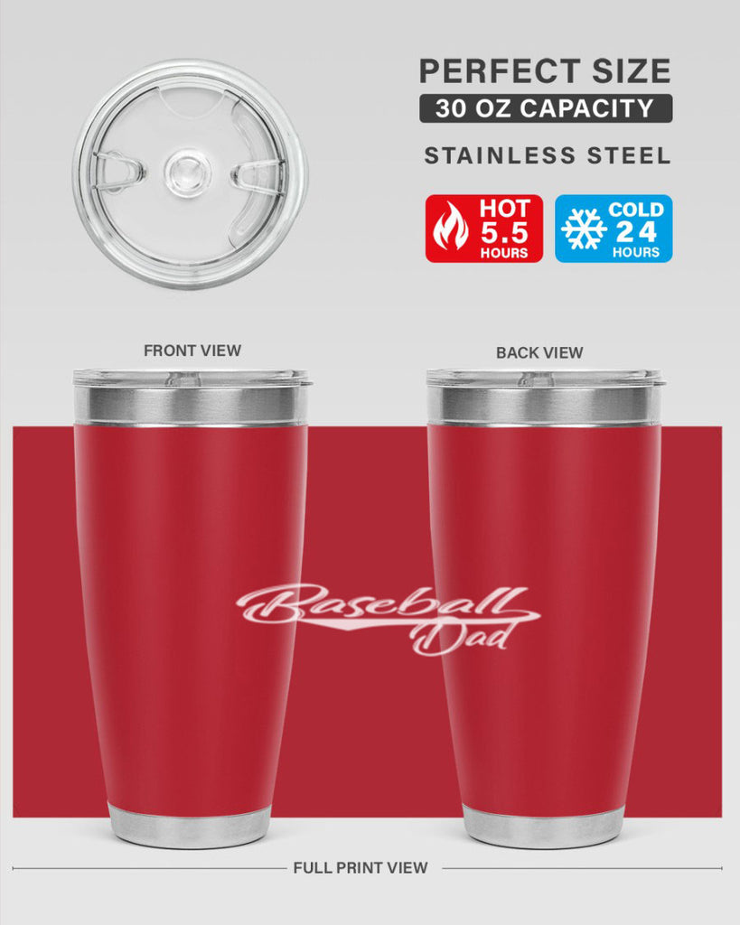 baseball dadk 49#- dad- Tumbler