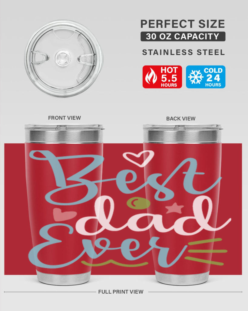 best dad ever 110#- fathers day- Tumbler