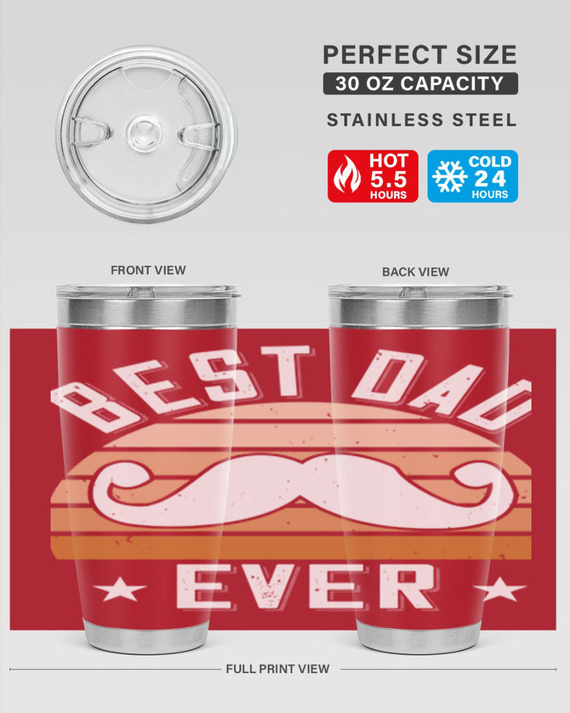 best dad ever 124#- fathers day- Tumbler