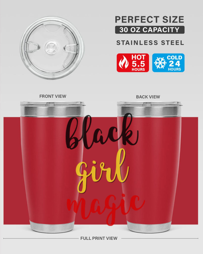 black girl magic color 246#- black words phrases- Cotton Tank