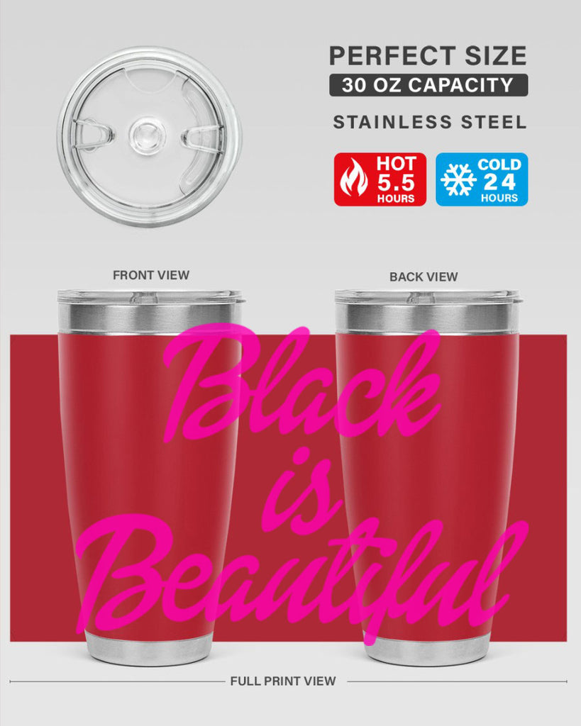 black is beautiful 200#- black words phrases- Cotton Tank