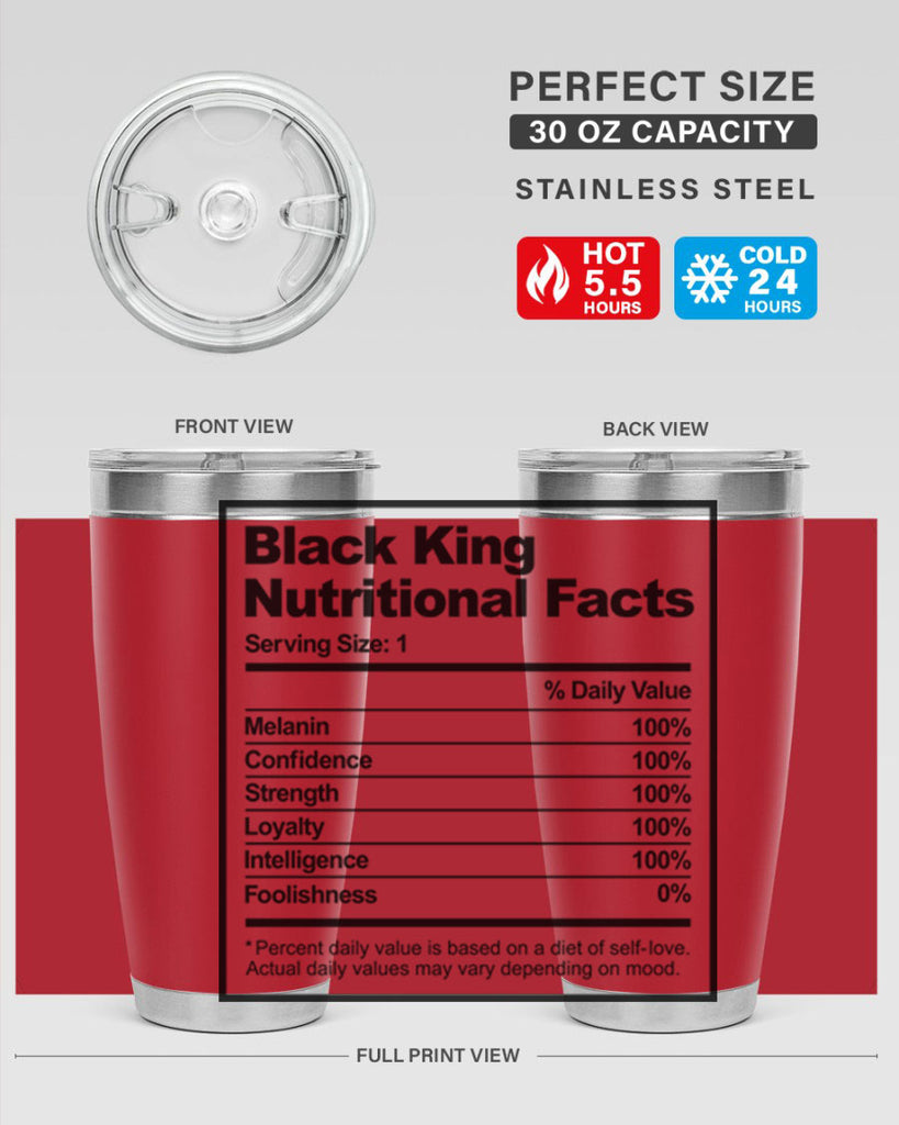 black king nutritional facts 231#- black words phrases- Cotton Tank