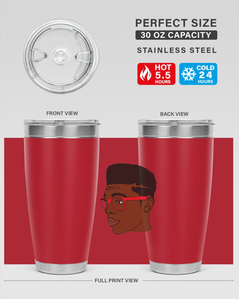 black man 37#- black men - boys- tumbler