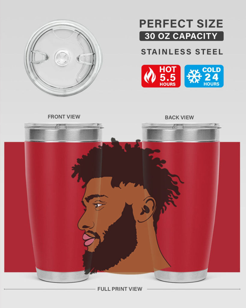 black man style 3#- black men - boys- tumbler