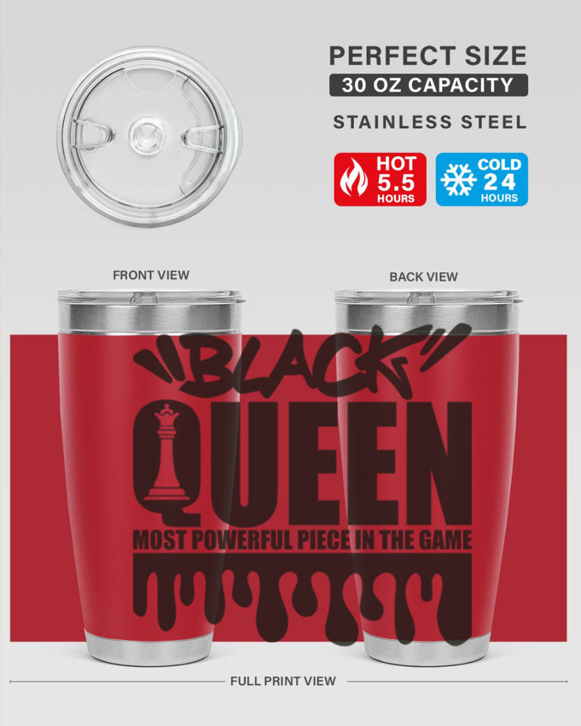 black queen 213#- black words phrases- Cotton Tank