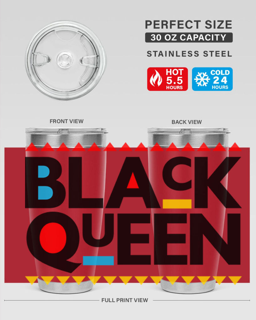 black queen 222#- black words phrases- Cotton Tank