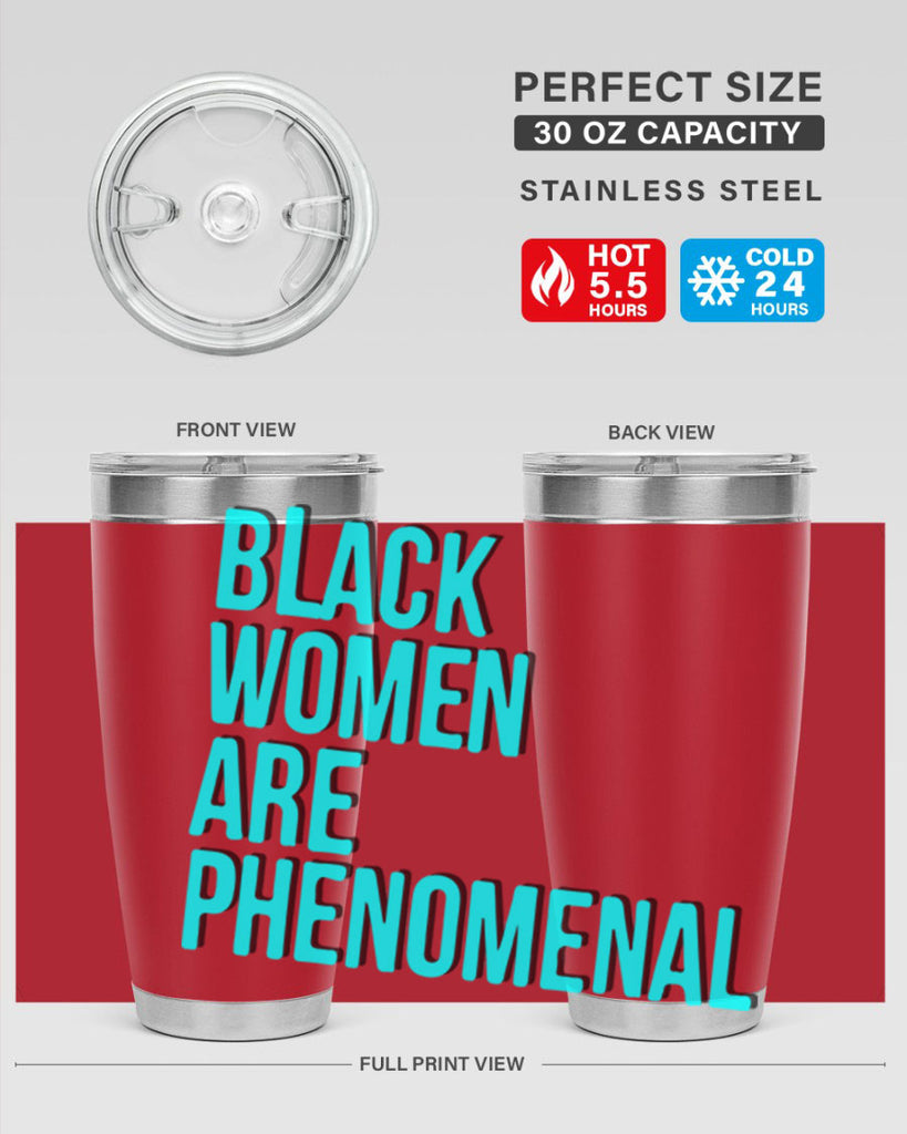 black woman are phenomenal color 216#- black words phrases- Cotton Tank