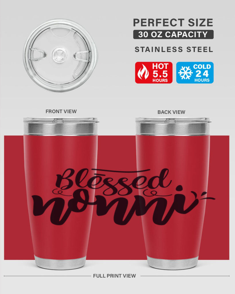 blessed nonni 57#- grandma - nana- Tumbler
