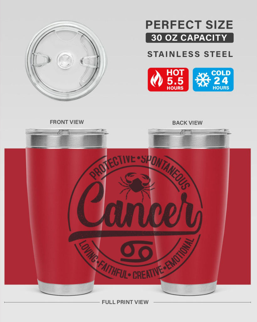 cancer 153#- zodiac- Tumbler