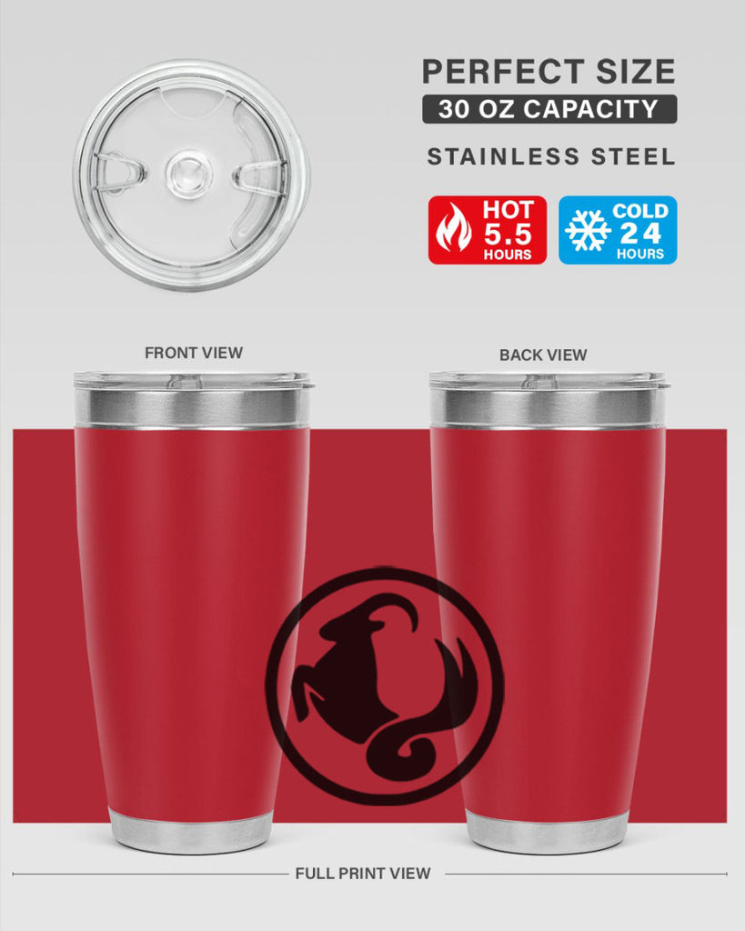 capricorn 203#- zodiac- Tumbler
